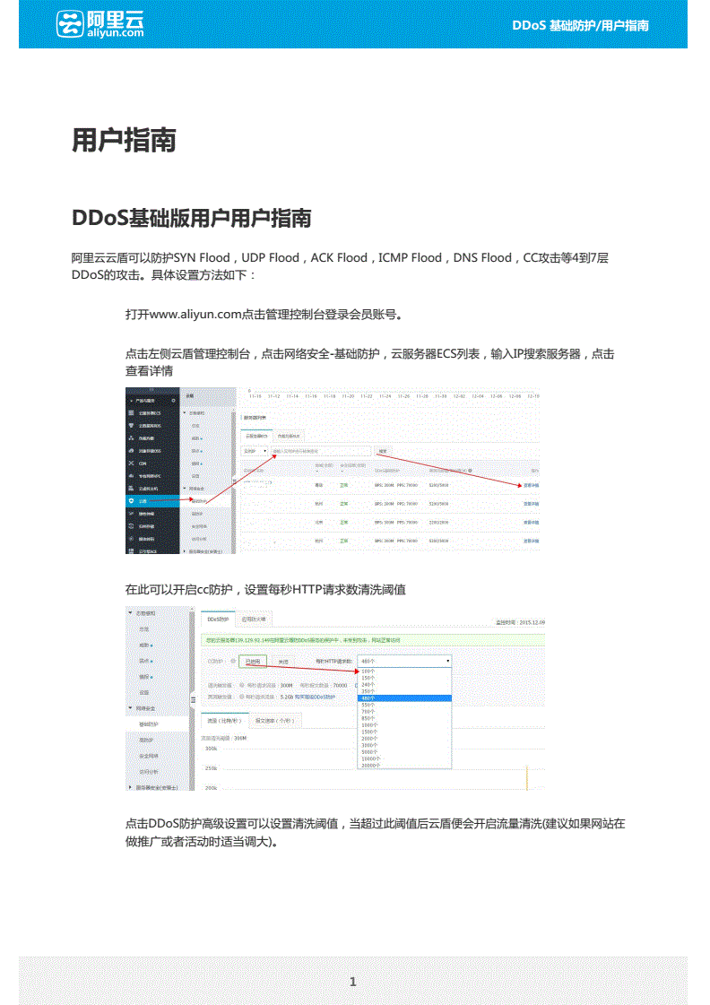 关于阿里云ddos防护多少钱的信息