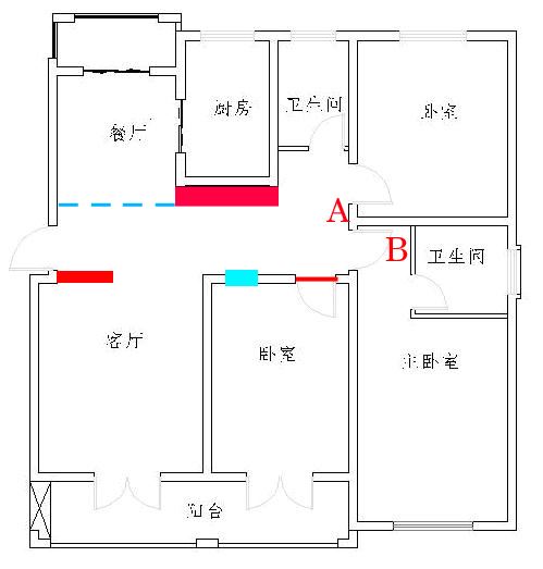 大门对着主卧门化解图(大门对着主卧门怎样化解)