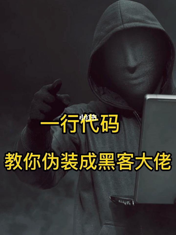 一行代码教你伪装黑客(怎么用一行代码伪装黑客)