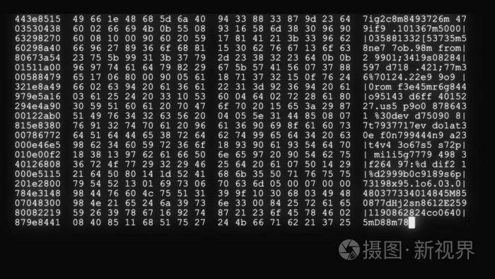 黑客的数据(黑客数据代码图片)