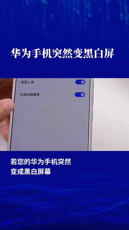 为什么手机是黑白色的了(为什么手机是黑白色的了呢)